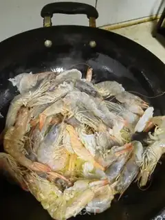 Make Pepper bean dry shrimp step 4