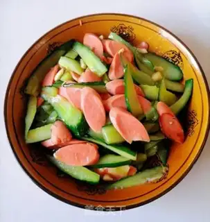 Make Ham sausage and cucumber step 6