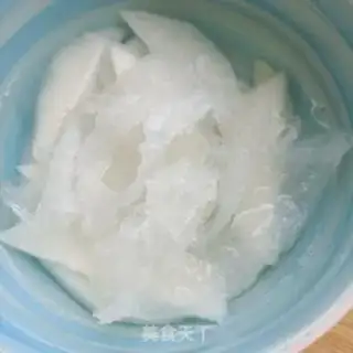 Make Rainbow pears stewing swallow nest step 4