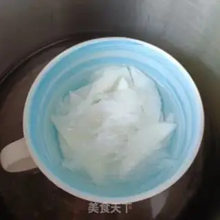 Make Rainbow pears stewing swallow nest step 5