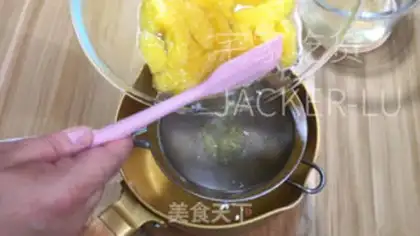 Make Orange milk pudding step 9