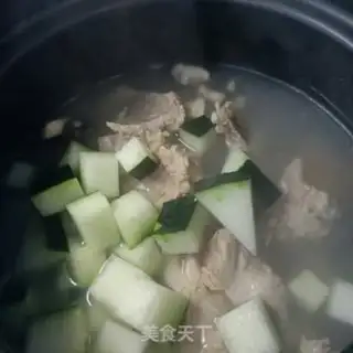 Make Dragonbone corn melon soup step 7