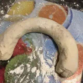 Make Roasted wheat embryos, heart buns step 9