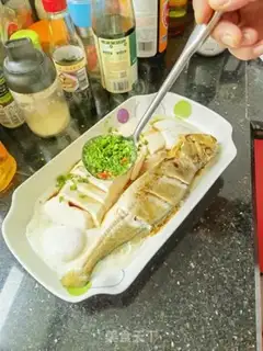 Make Cucumber fish steam tofu step 4