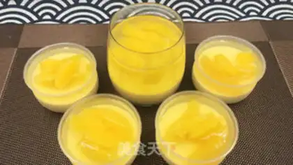 Make Orange milk pudding step 13