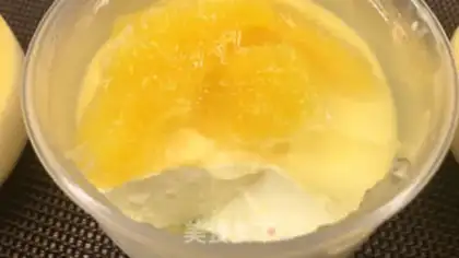 Make Orange milk pudding step 15