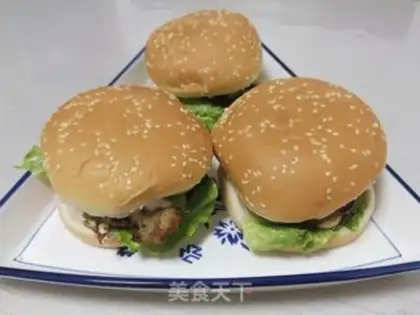 Make Chicken burger step 7