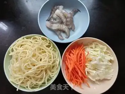 Make ♪ Candle shrimp noodles ♪ step 0