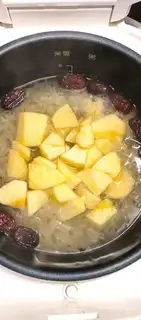 Make A silver spoon of apple date step 3