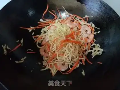 Make ♪ Candle shrimp noodles ♪ step 4