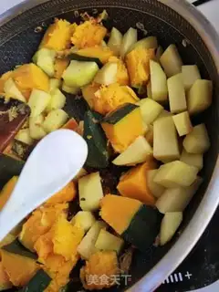 Make Pumpkin shrimp step 4