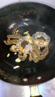 Make Fans steam crabs step 2