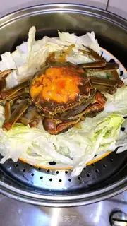 Make Fans steam crabs step 4