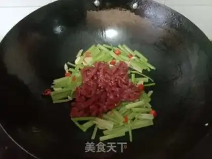 Make Celery beef step 7