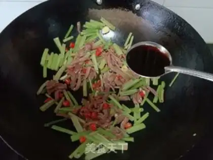 Make Celery beef step 8