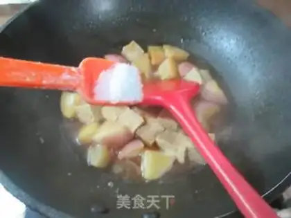 Make Frozen tofu with red radish step 8