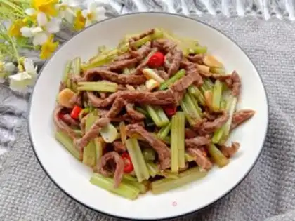 Make Celery beef step 9