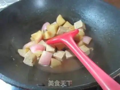Make Frozen tofu with red radish step 9
