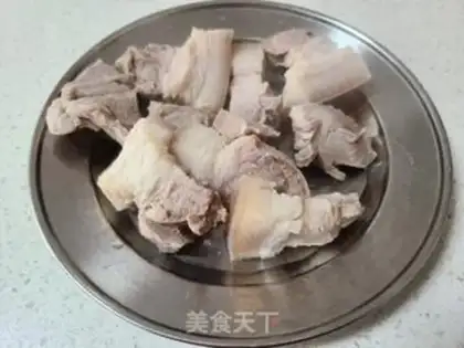 Make Carrot fan fried meat step 6