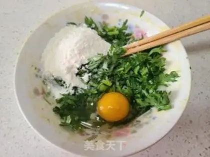 Make An egg pancakes step 2