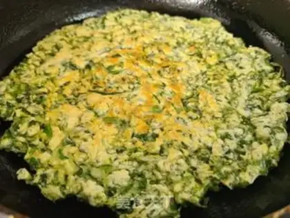 Make An egg pancakes step 5