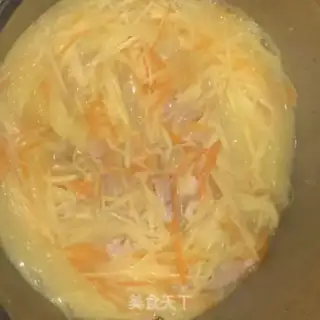 Make Bacon potato burrito step 4