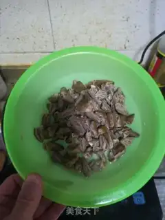 Make Onion pepper fried chicken heart step 5