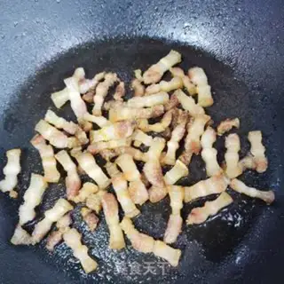 Make Meat mustard fried rice step 5
