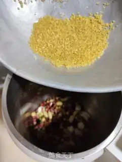 Make Five grains of rice sesame paste step 2