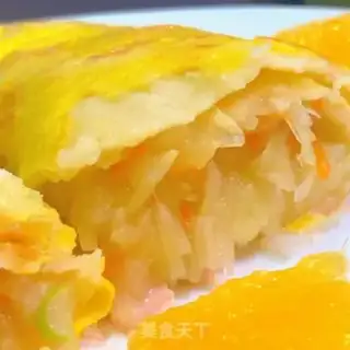 Make Bacon potato burrito step 15