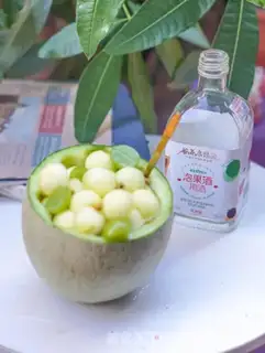 Make Homemade melon step 1