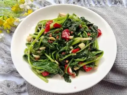 Make Scorch spinach step 8