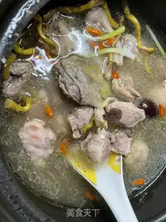 Make Old duck rock and rice soup step 2