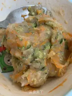 Make Vegetable shrimp rings step 2