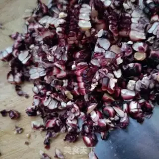 Make Purple corn congee step 1