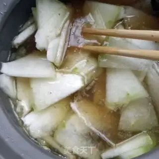 Make Doves, melon soup step 4