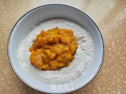 Make Pumpkin mustard tofu bag step 2