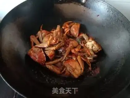 Make Spicy crabs step 8