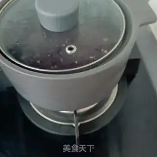 Make Purple corn congee step 5