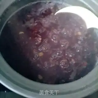 Make Purple corn congee step 6
