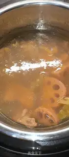 Make Lotus spinal soup step 4