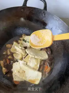 Make Tofu with mushrooms step 19