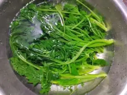 Make Fried mustard tofu step 1