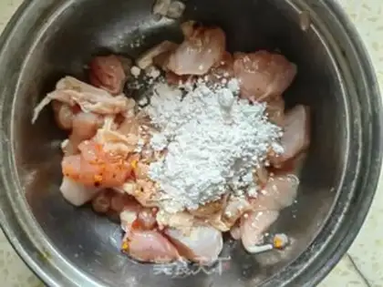 Make Peas chicken step 1