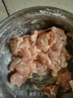 Make Peas chicken step 2