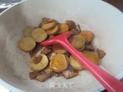 Make The meatloaf, the money, the chicken step 6