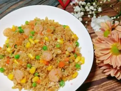 Make Shrimp rice step 11