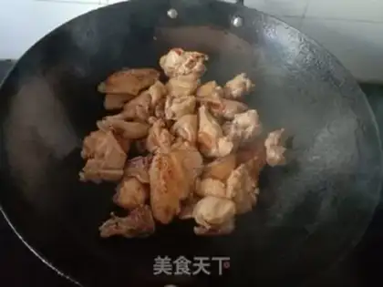 Make Lotus chicken step 1