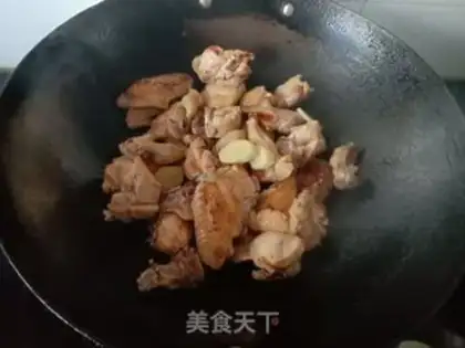 Make Lotus chicken step 2