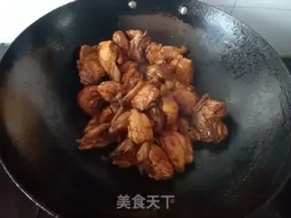 Make Lotus chicken step 3